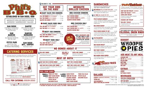 phil's bbq menu santee